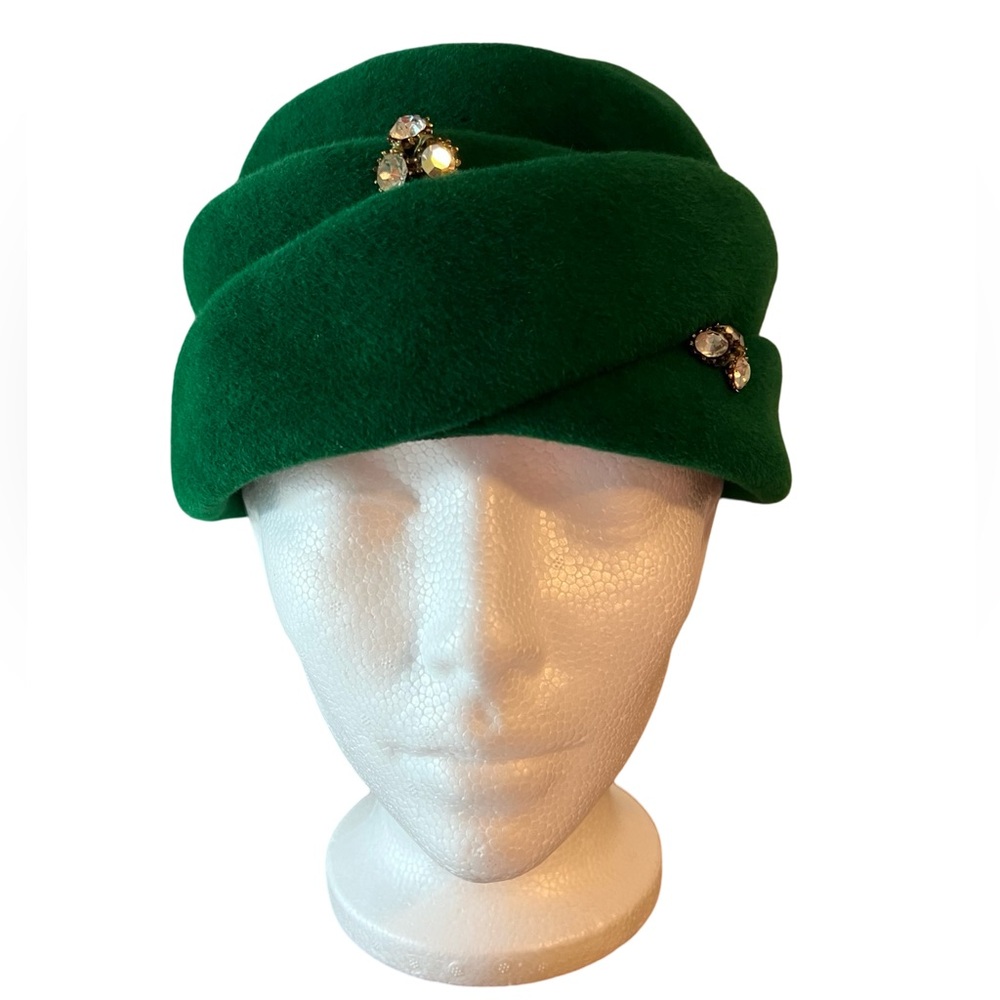 Vintage, Mark III Hat, Hudson’s The Woodward Shops, women , green